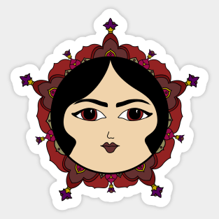 Iranian woman - Persian (iran) design Sticker